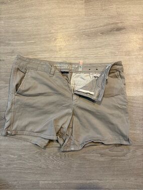 American Eagle Outfitters Tan Cotton Casual Shorts